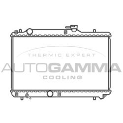 Chladič motora AUTOGAMMA 102322
