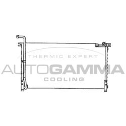 Kondenzátor klimatizácie AUTOGAMMA 102730