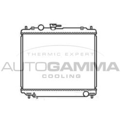 Chladič motora AUTOGAMMA 102872