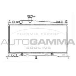 Chladič motora AUTOGAMMA 103439