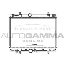 Chladič motora AUTOGAMMA 103572