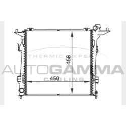Chladič motora AUTOGAMMA 104274