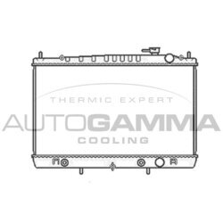 Chladič motora AUTOGAMMA 104296