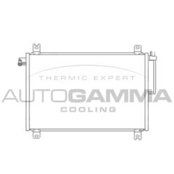 Kondenzátor klimatizácie AUTOGAMMA 104444