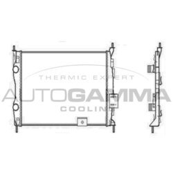 Chladič motora AUTOGAMMA 104527