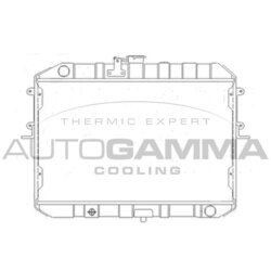 Chladič motora AUTOGAMMA 105153