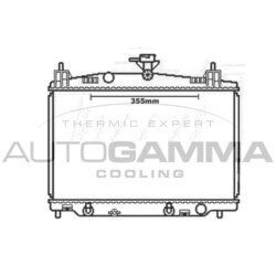 Chladič motora AUTOGAMMA 105165