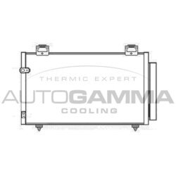 Kondenzátor klimatizácie AUTOGAMMA 105256