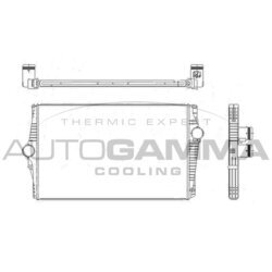 Chladič plniaceho vzduchu AUTOGAMMA 105514