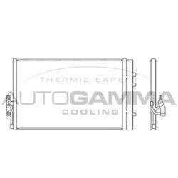 Kondenzátor klimatizácie AUTOGAMMA 107114