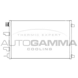 Kondenzátor klimatizácie AUTOGAMMA 107433