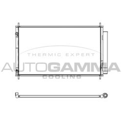 Kondenzátor klimatizácie AUTOGAMMA 107566
