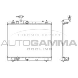 Chladič motora AUTOGAMMA 107988