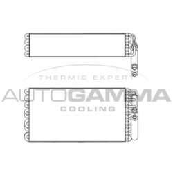 Výparník klimatizácie AUTOGAMMA 112162