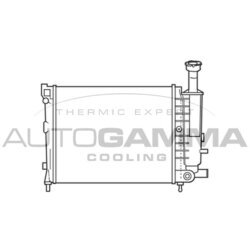 Chladič motora AUTOGAMMA 100148