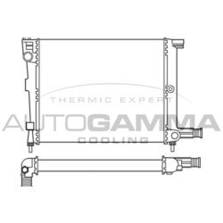 Chladič motora AUTOGAMMA 100153