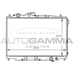 Chladič motora AUTOGAMMA 100498