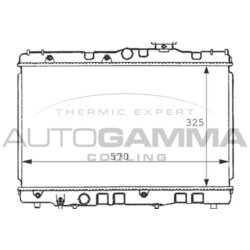 Chladič motora AUTOGAMMA 100997