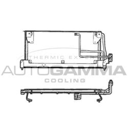 Kondenzátor klimatizácie AUTOGAMMA 101709