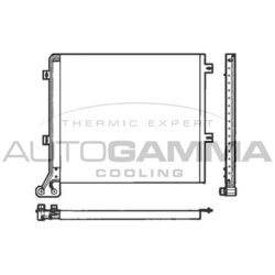 Kondenzátor klimatizácie AUTOGAMMA 101829
