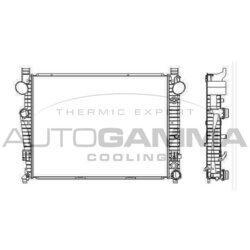 Chladič motora AUTOGAMMA 102168