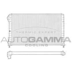 Chladič motora AUTOGAMMA 102961