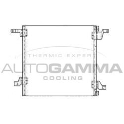 Kondenzátor klimatizácie AUTOGAMMA 103304