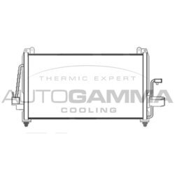Kondenzátor klimatizácie AUTOGAMMA 103809
