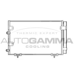 Kondenzátor klimatizácie AUTOGAMMA 103859