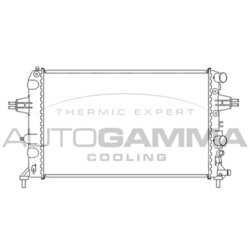 Chladič motora AUTOGAMMA 104299