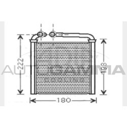 Výmenník tepla vnútorného kúrenia AUTOGAMMA 104609