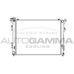 Chladič motora AUTOGAMMA 104833