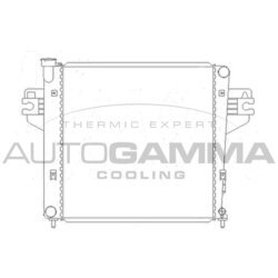 Chladič motora AUTOGAMMA 104836