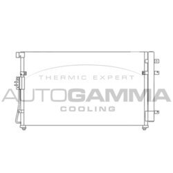 Kondenzátor klimatizácie AUTOGAMMA 104909