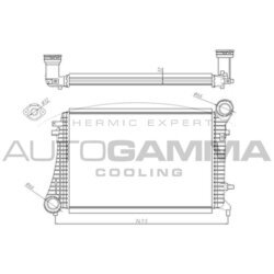 Chladič plniaceho vzduchu AUTOGAMMA 104985