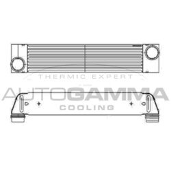 Chladič plniaceho vzduchu AUTOGAMMA 105254