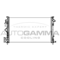 Chladič motora AUTOGAMMA 105322