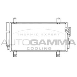 Kondenzátor klimatizácie AUTOGAMMA 105506