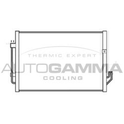 Kondenzátor klimatizácie AUTOGAMMA 105547