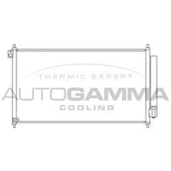 Kondenzátor klimatizácie AUTOGAMMA 105959