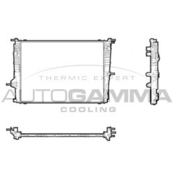 Chladič motora AUTOGAMMA 107247