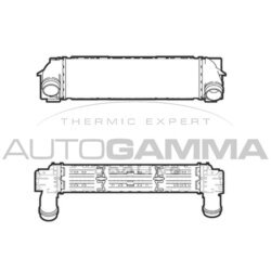 Chladič plniaceho vzduchu AUTOGAMMA 107306