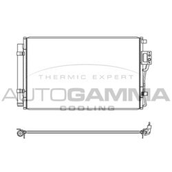 Kondenzátor klimatizácie AUTOGAMMA 107368