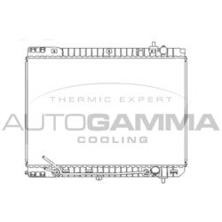 Chladič motora AUTOGAMMA 107382