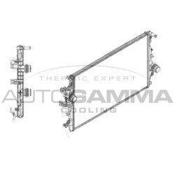 Chladič motora AUTOGAMMA 108000