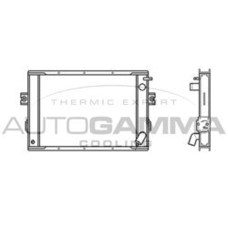Chladič motora AUTOGAMMA 400764
