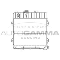 Chladič motora AUTOGAMMA 100092