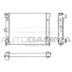 Chladič motora AUTOGAMMA 101041