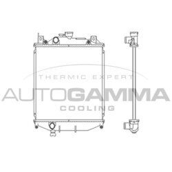 Chladič motora AUTOGAMMA 102335