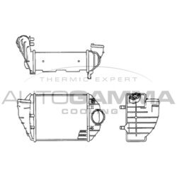 Chladič plniaceho vzduchu AUTOGAMMA 102535